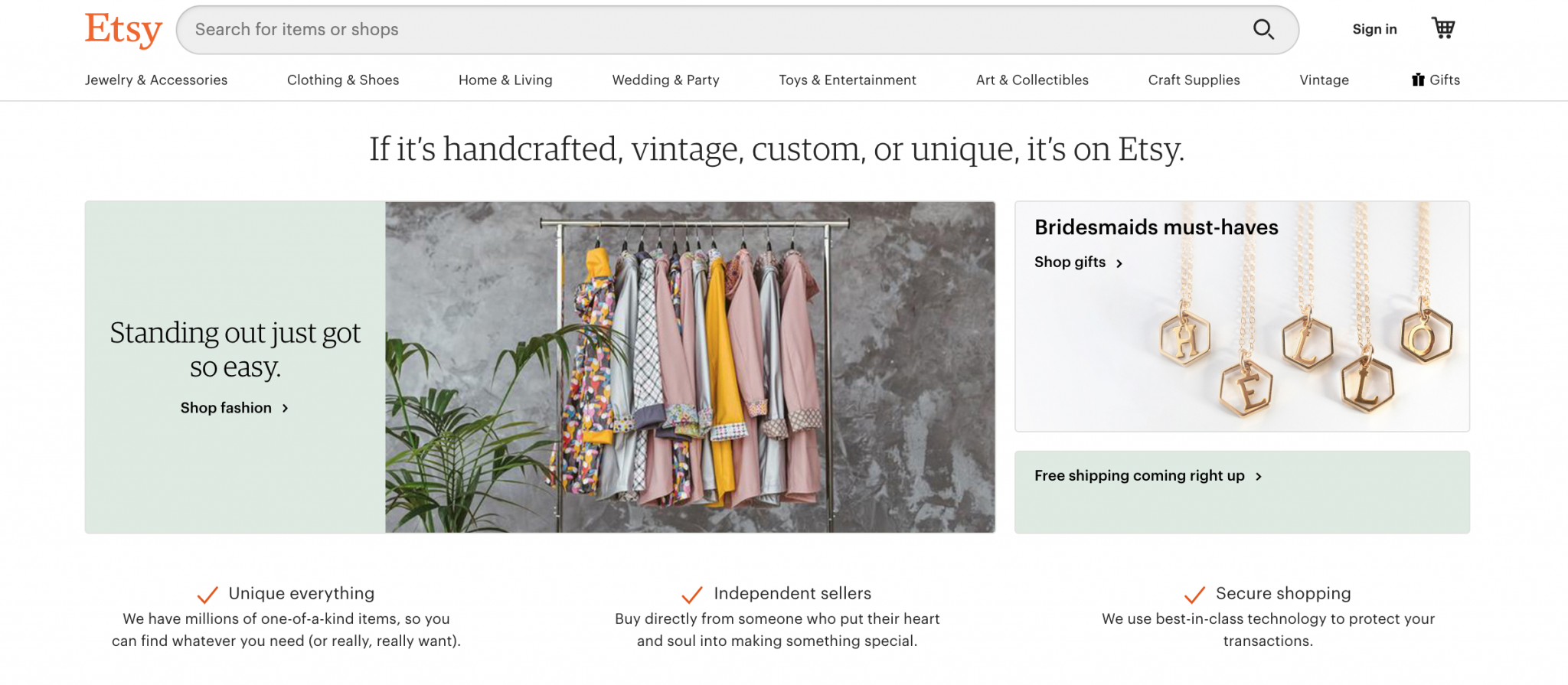 How To Open Your Own Etsy Shop A Start To Finish Guide For Beginners   Etsy Homepage 2048x895 